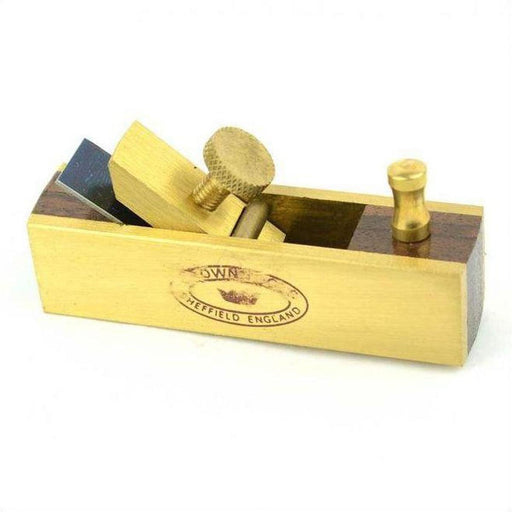 Crown Tools Miniature Rosewood & Brass Block Plane-Crown Hand Tools UK-Hawi tools-هاوي عدد