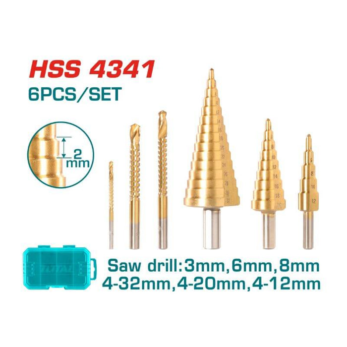 TOTAL Step drill bit set