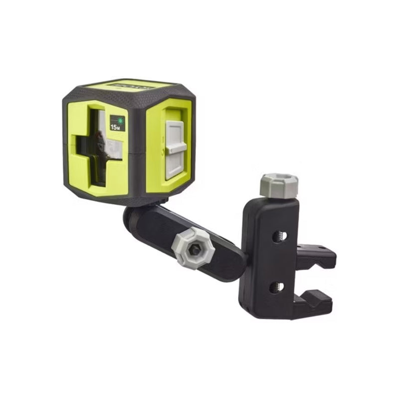 Ryobi 15M Green Cross line Laser, Automatic Self-Leveling, 0.4kg