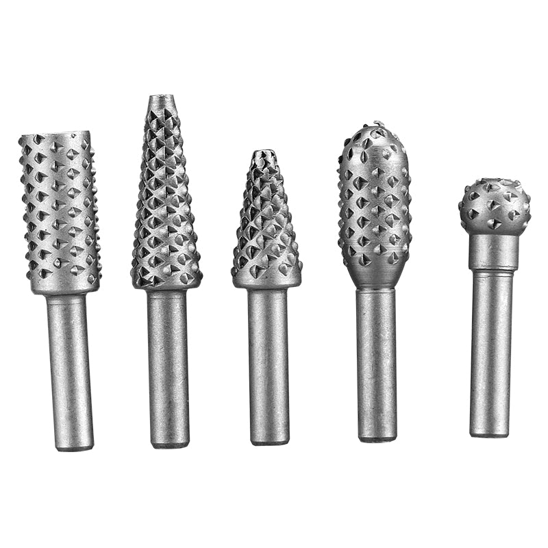 WOOD ROTORY RASP FILE SET 5PCS