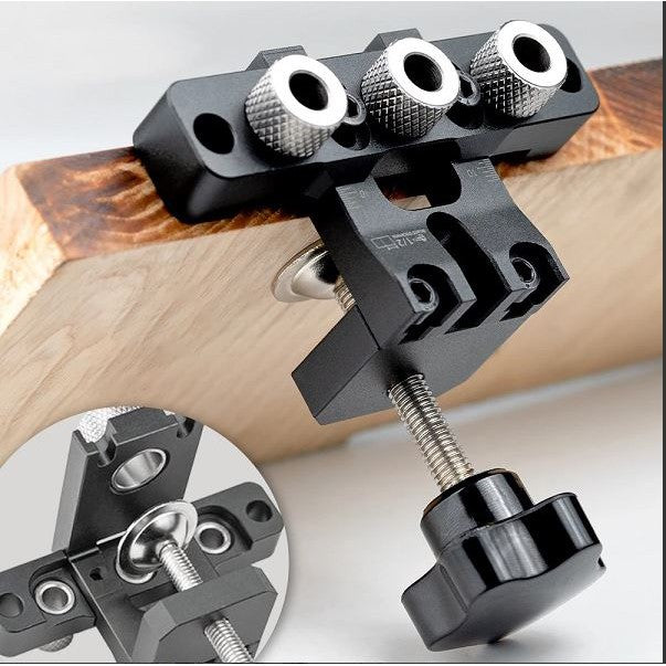 Adjustable Woodworking 3 in 1 Doweling minifix Jig Kit