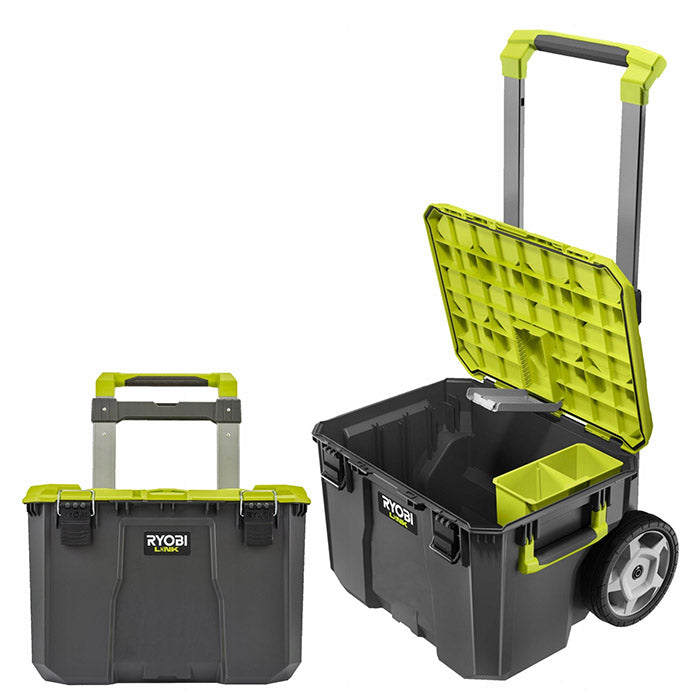 Ryobi Tool Box with Trolley, 90 kg Load Capacity
