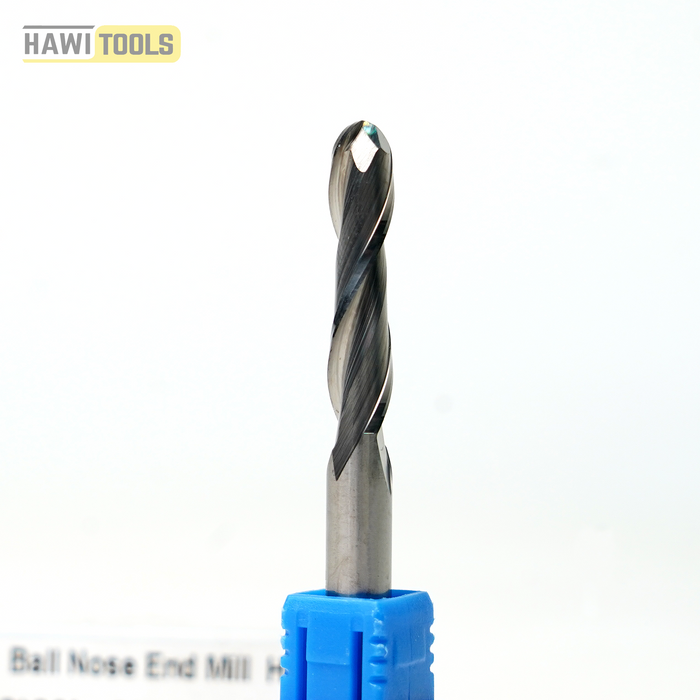 Spectrum Solid Carbide Ball Nose two Flute End Mill CNC Bit - Shank 6mm
