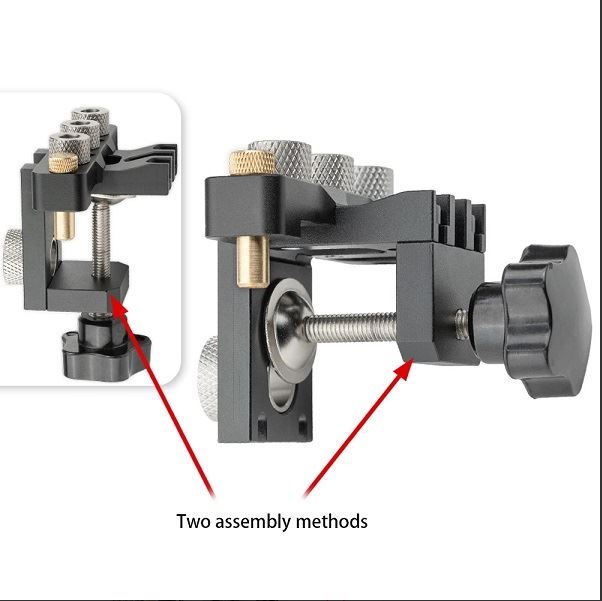 Adjustable Woodworking 3 in 1 Doweling minifix Jig Kit