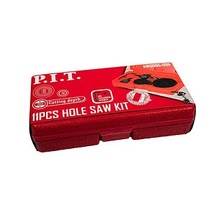 PIT 11-piece wood hole saw set