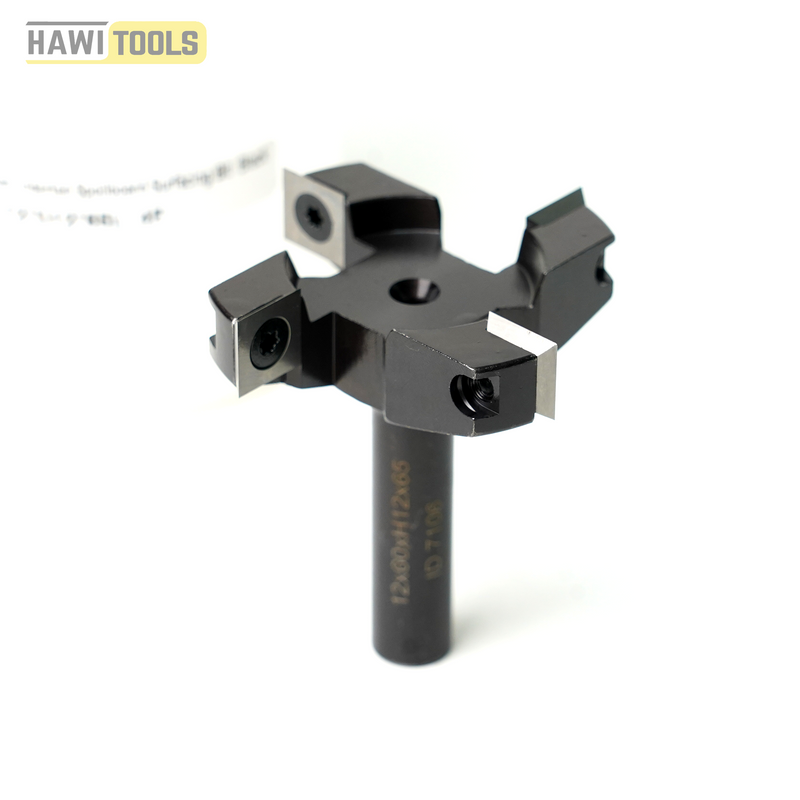 Spectrum Surfacing CNC & Router Bit 4 Flute With Replacement Insert- Shank 12mm