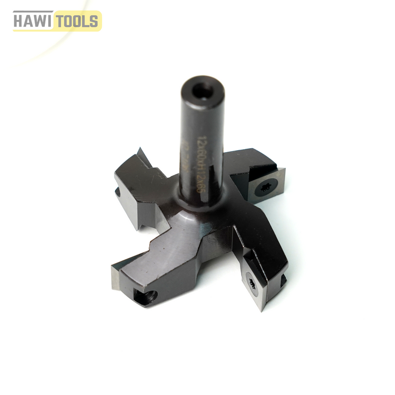 Spectrum Surfacing CNC & Router Bit 4 Flute With Replacement Insert- Shank 12mm