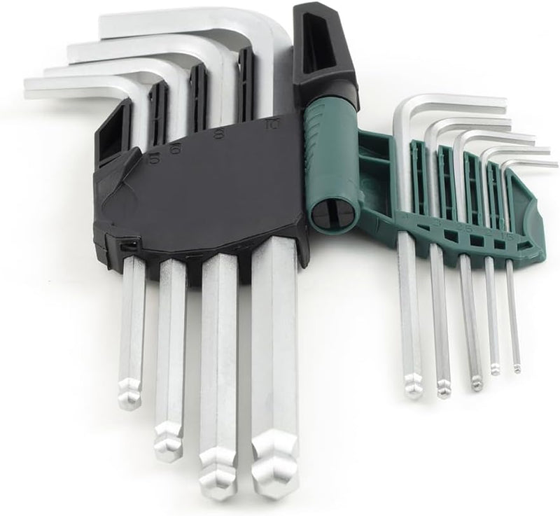 SHORT ARM BALL POINT HEX KEY SET 9PCS
