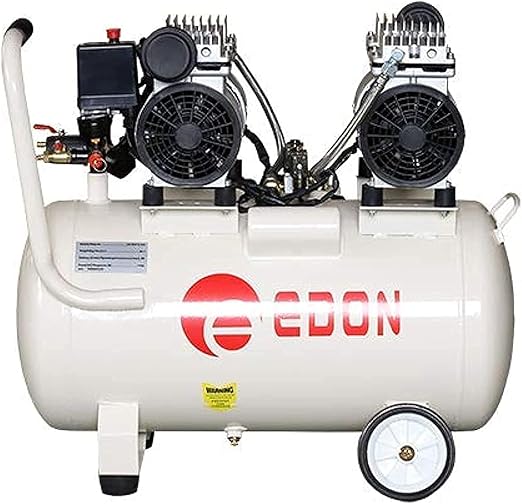 EDON Silent 2 Head Air Compressor 50L