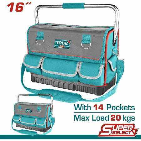 TOTAL TOOLS CASE 16" with 14 pockets