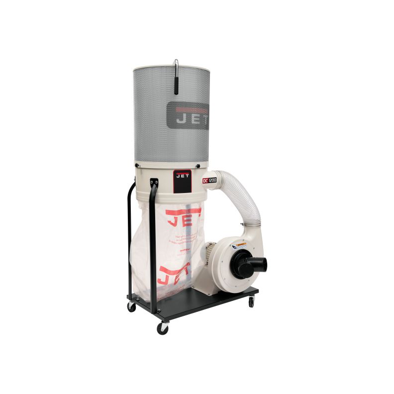 JET DC-1200VX-CK1 Dust Collector, 2-Micron Canister Filter, 2 HP, 1Ph 230V