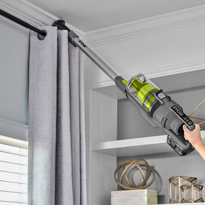Ryobi, 18V, ONE+ Cordless Floor Vacuum Cleaner, 30 AirWatt Suction Power