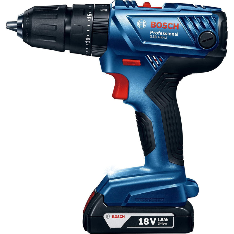 Bosch Cordless Combi Drill Professional, GSB 180-LI