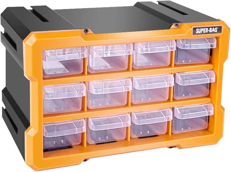 Modular Monoblock Set with 12 Drawers ASR-6014 Yellow