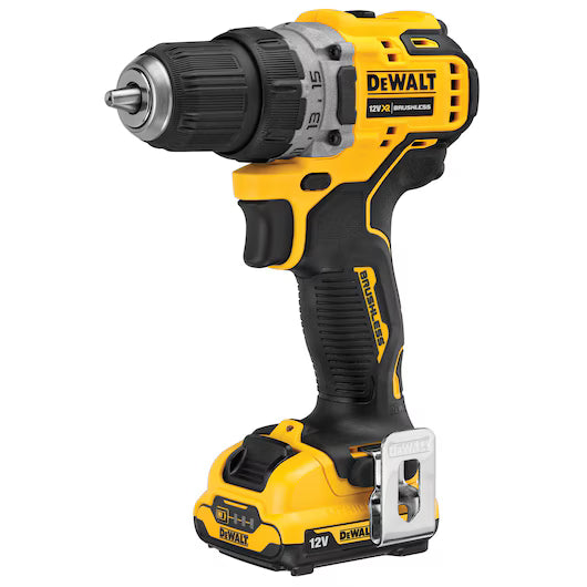 CORDLESS DRILL DRIVER 10 mm 12V ( 2BATTERY 2AH & charger ) BRUSHLESS