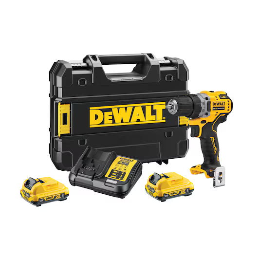 CORDLESS DRILL DRIVER 10 mm 12V ( 2BATTERY 2AH & charger ) BRUSHLESS