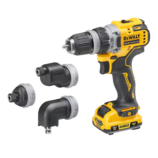 CORDLESS DRILL Multi-Head 12V ( 2BATTERY 3AH & charger ) BRUSHLESS