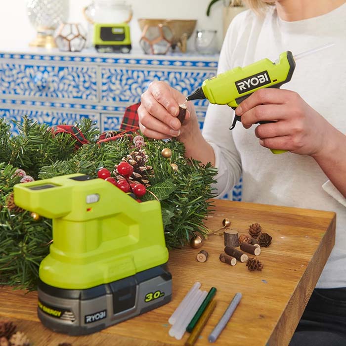 Ryobi Cordless Mini Glue Gun,18V