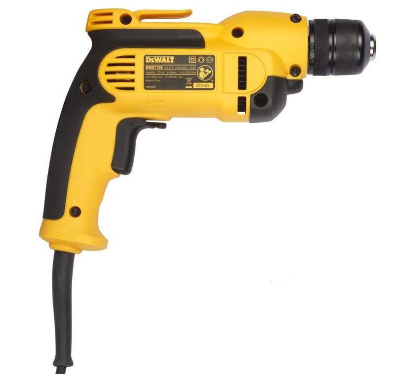 ROTARY DRILL 10 mm 701W 220V with keyless chuck DWD112S-B5