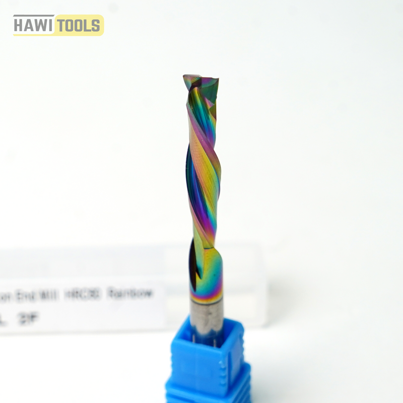 Spectrum Coated Solid Carbide two Flute Compression End Mill- Shank 6mm