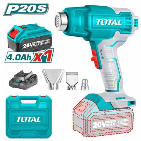 Total Heat Gun 20V with Battery and Charger