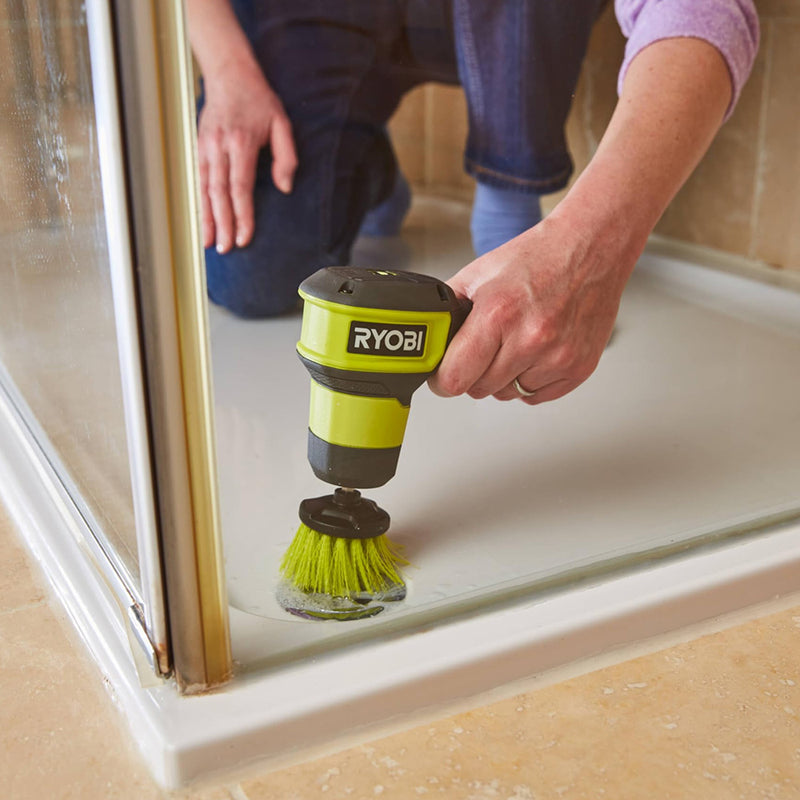 Cordless Cleaning Scrubber 4V, 300 RPM, 5 cm Brush, IPX7 Waterproof