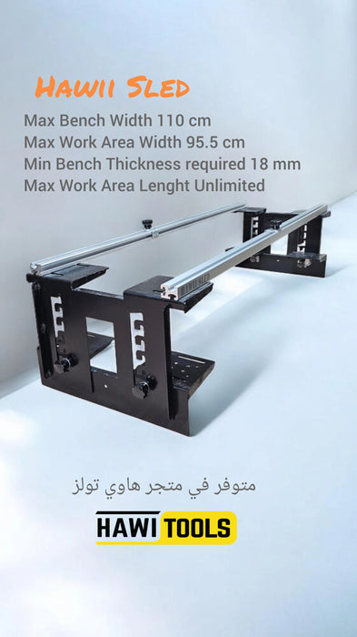 Router planning sled جغ تسطيح الاخشاب بالراوتر