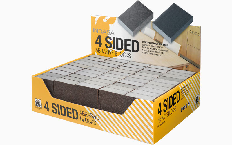 RhynoSponge – Sponge Sanding 4 Sided Abrasive Blocks
