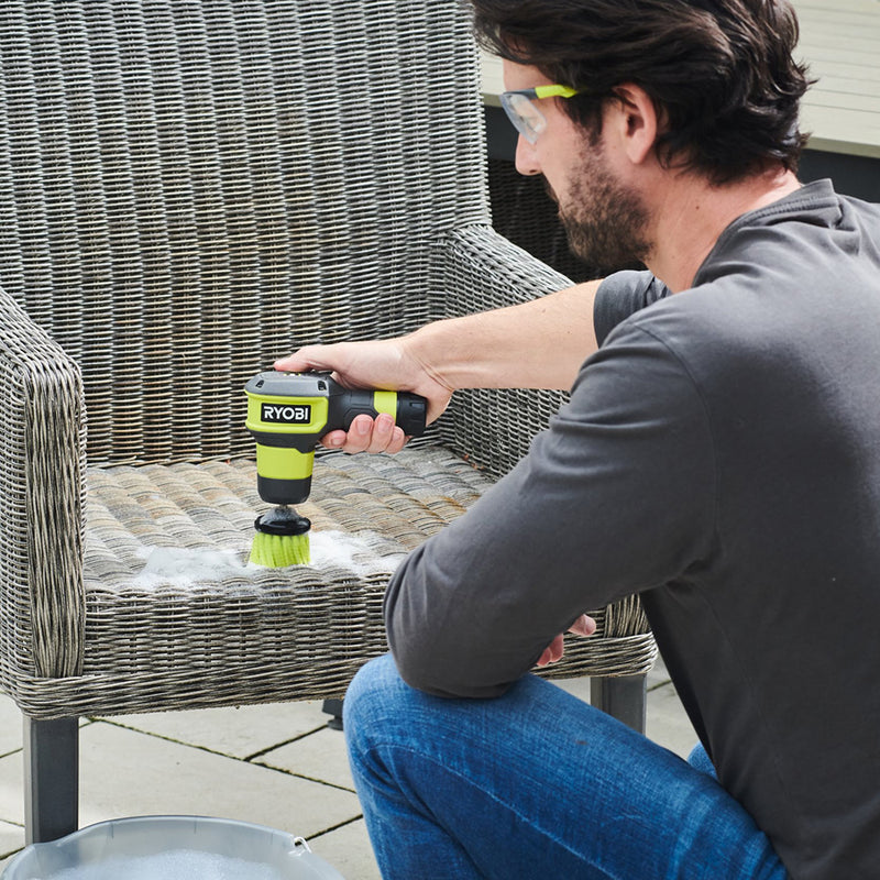Cordless Cleaning Scrubber 4V, 300 RPM, 5 cm Brush, IPX7 Waterproof