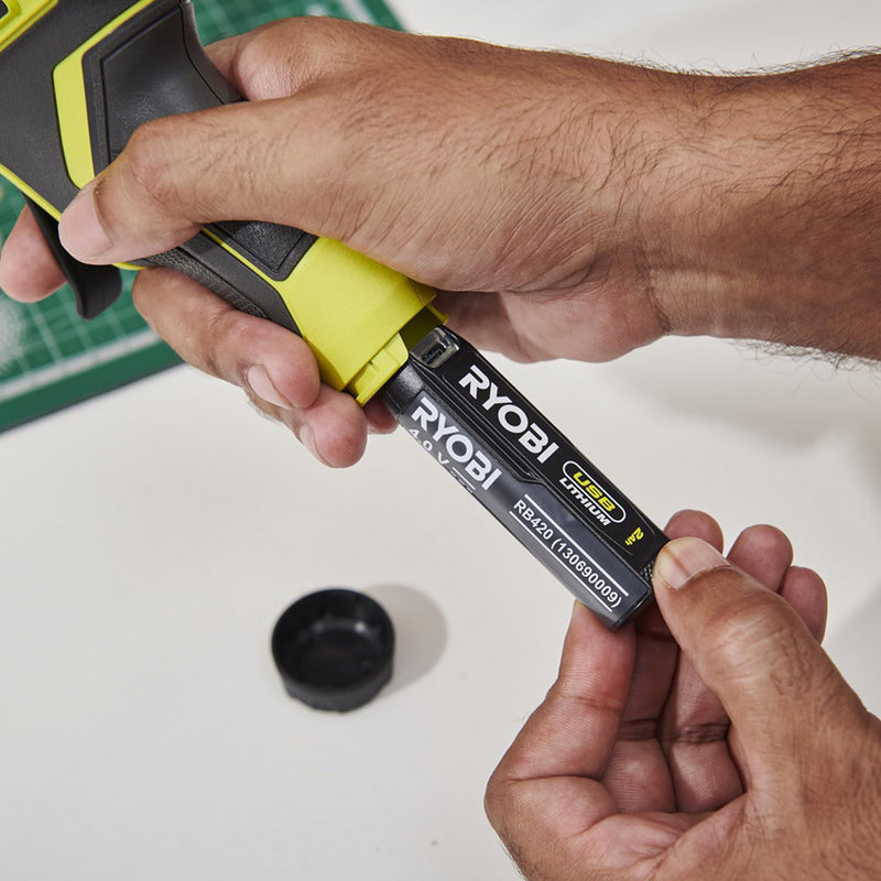 Cordless Glue Gun 4V, 170°C, 11 mm Stick, USB-C Rechargeable