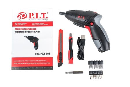 PIT 3.6V Cordless Screwdriver