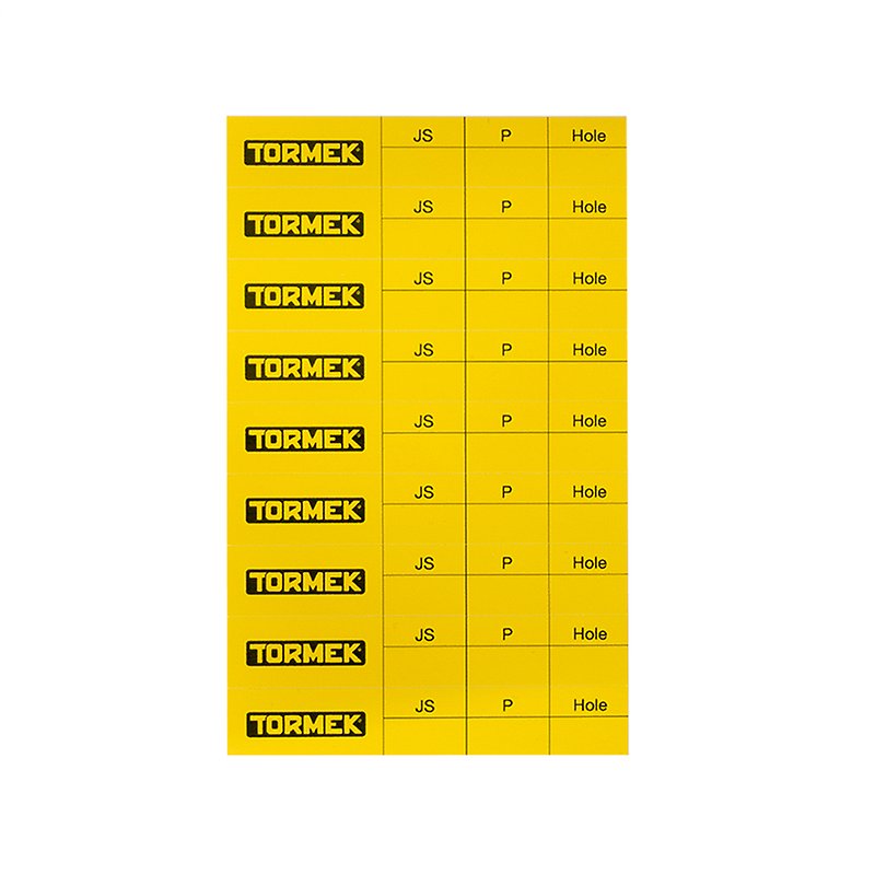 TORMEK Profile Labels
