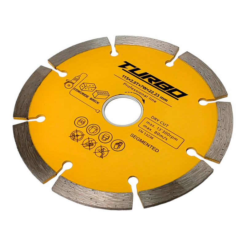 TURBO DIAMOND SAW BLADES SEGMENTED HWD11507S