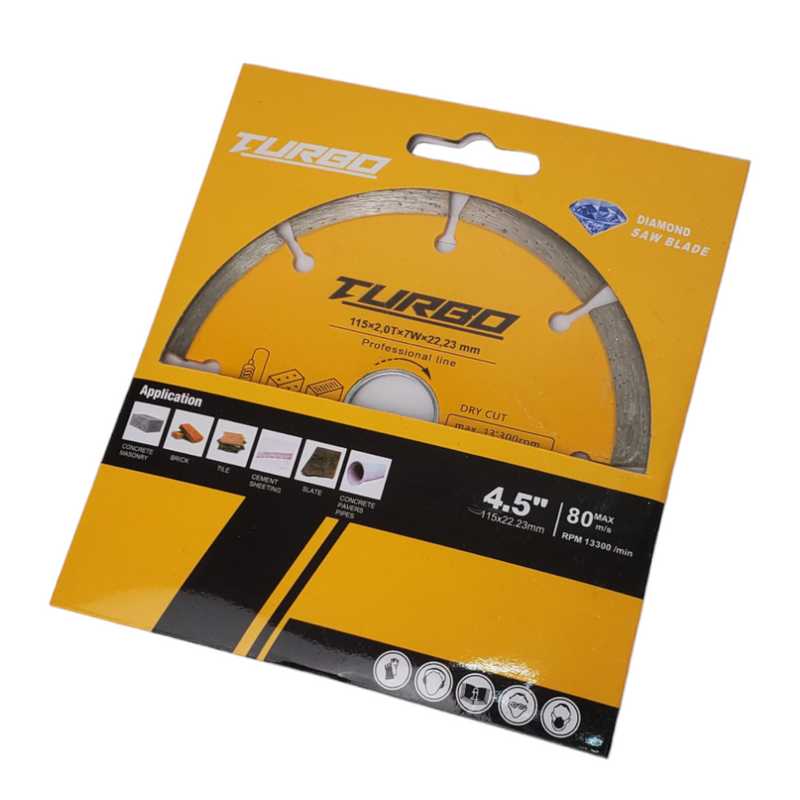 TURBO DIAMOND SAW BLADES SEGMENTED HWD11507S