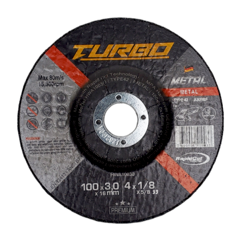 TURBO CUTTING DISC FOR METAL HWA10030