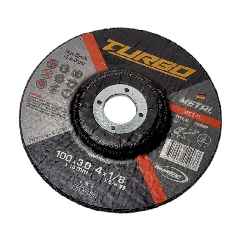 TURBO CUTTING DISC FOR METAL HWA10030