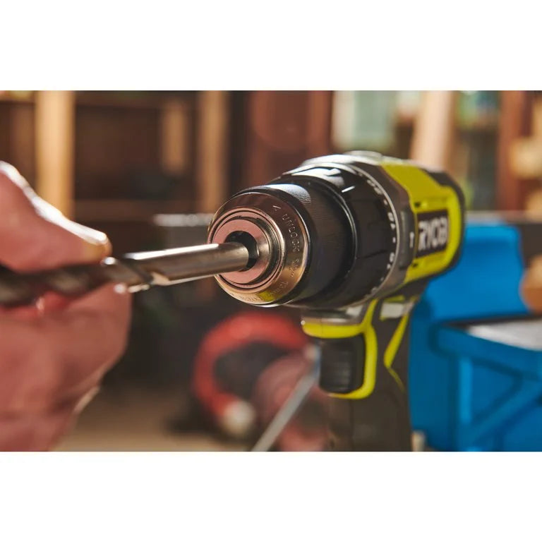 RYOBI Cordless Hammer Drill Machine, For Steel / Wood / Masonry 18V