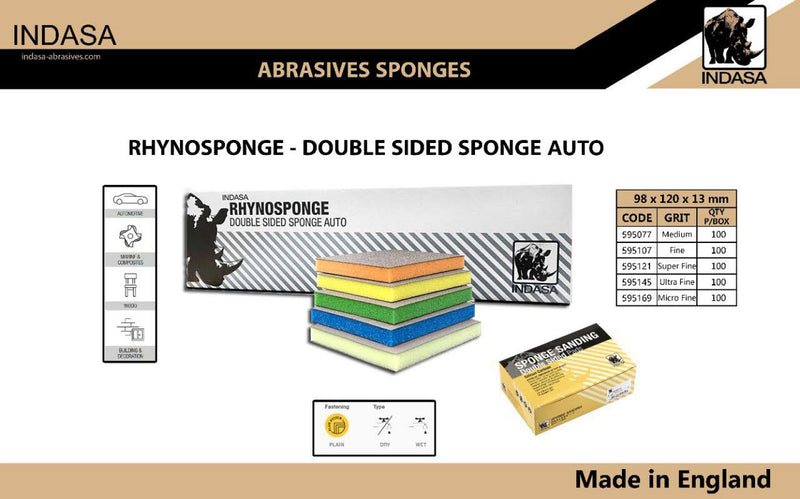 Rhyno Double Sided Sponge Auto