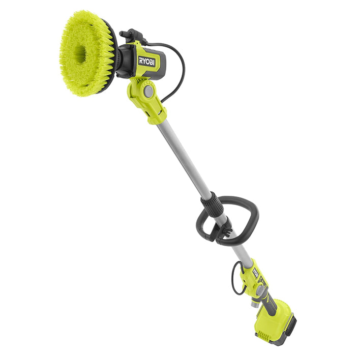 Ryobi Cordless Water Fed Telescopic Scrubber, 18V