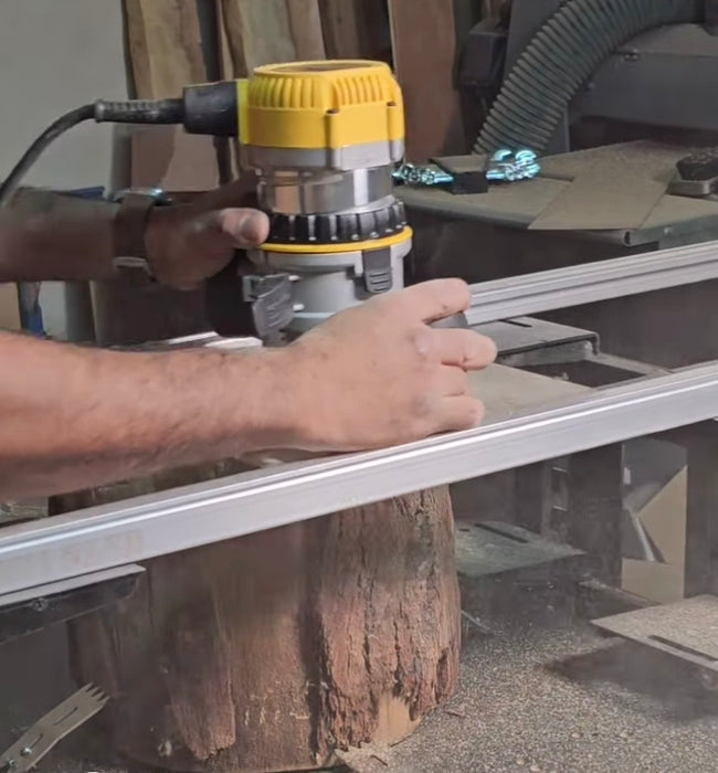 Router planning sled جغ تسطيح الاخشاب بالراوتر