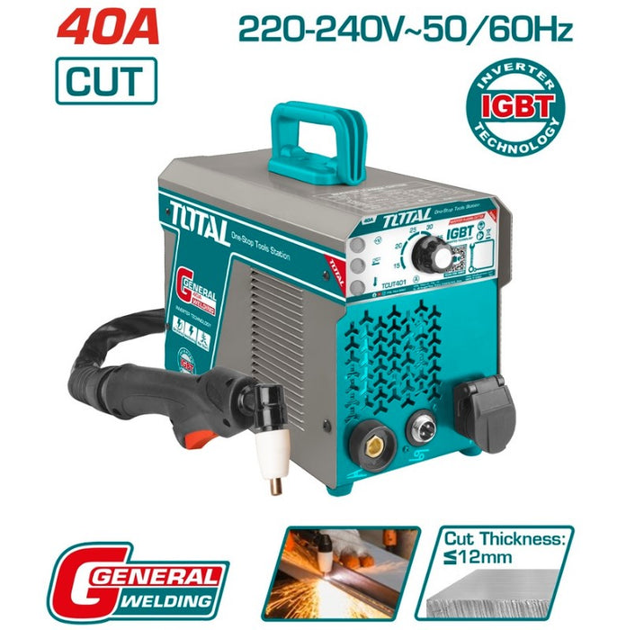 TOTAL PLASMA CUTTER 40A  - ماكينة لحام بلازما قاطع عاكس 40 امبير