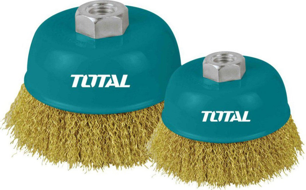 TOTAL WIRE CUP BRUSHES 100mm