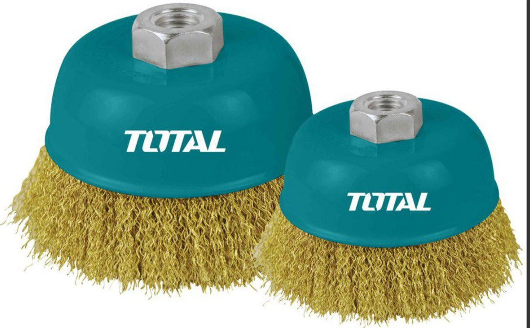 TOTAL WIRE CUP BRUSHES 125mm