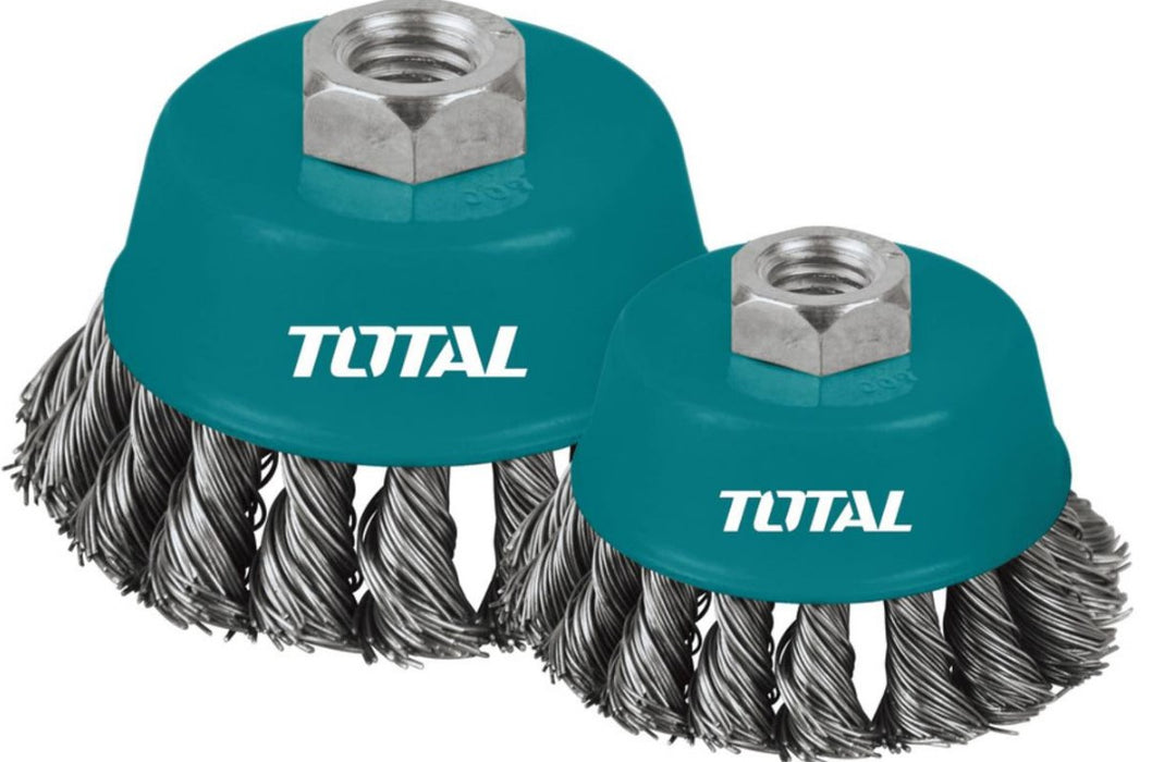 TOTAL WIRE CUP TWIST BRUSH 125mm