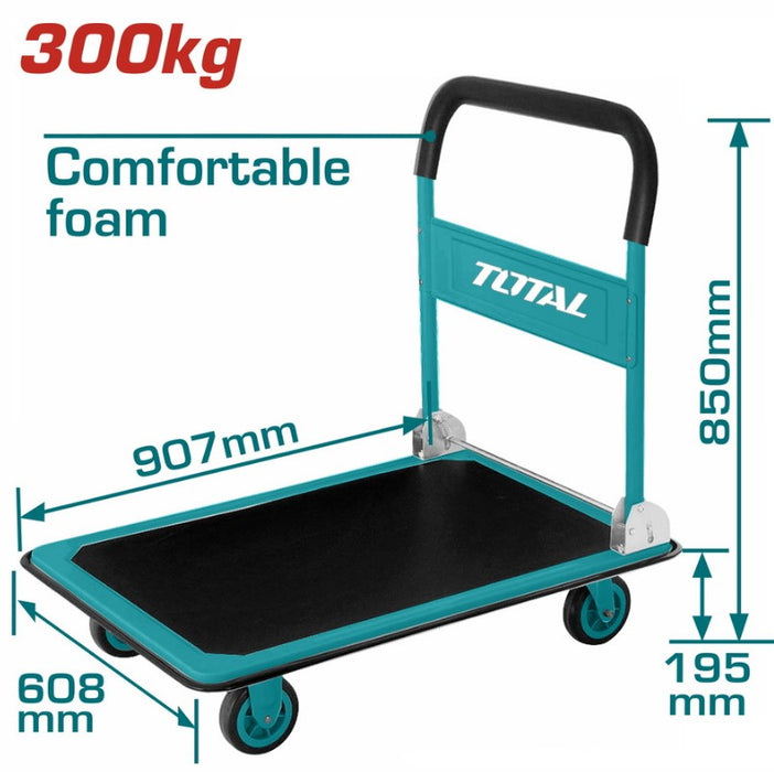 TOTAL Foldable platform hand truck 300Kg