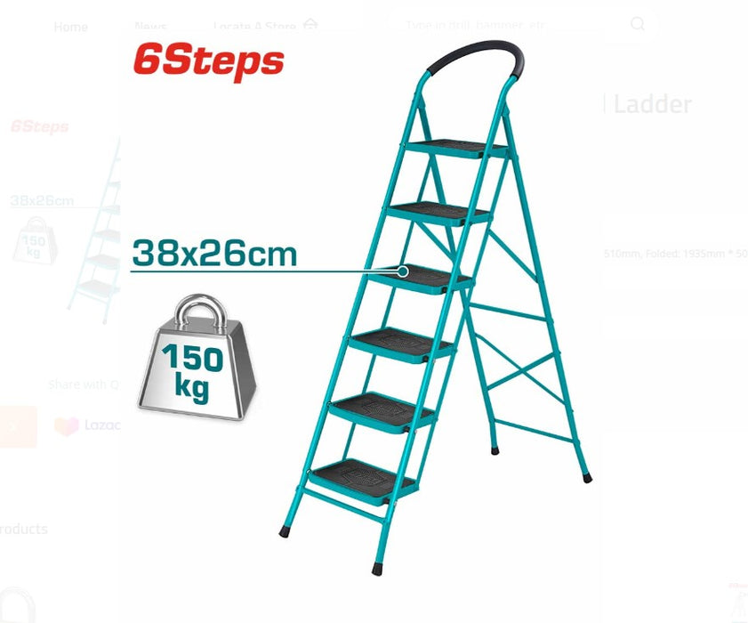 Steel Ladder 6 STEPS