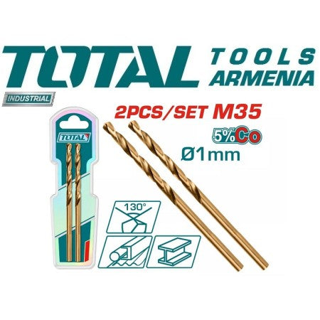 Cobalt Drill HSS CO-M35 1mm (TAC11201001)