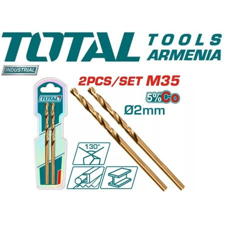 Cobalt Drill HSS CO-M35 2mm (TAC11202001)