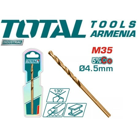 Cobalt Drill HSS CO-M35 4.5mm (TAC11204501)