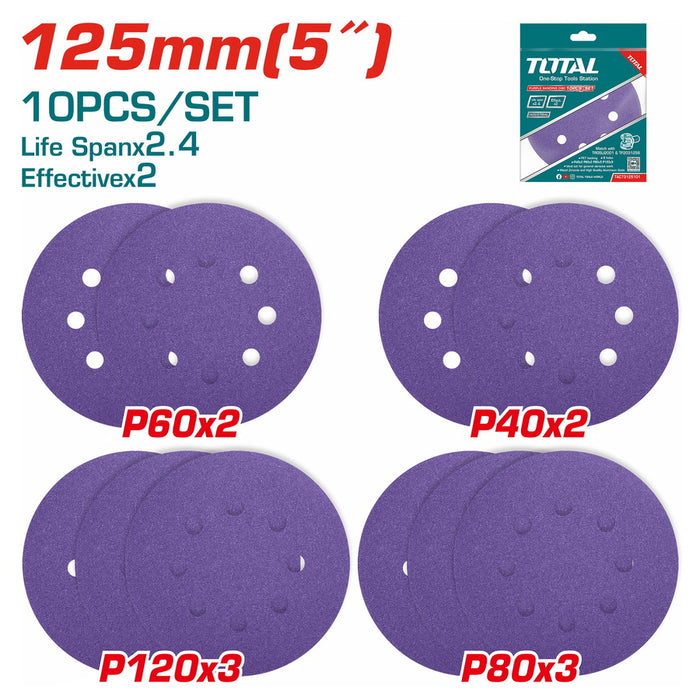 TOTAL Purple sanding disc